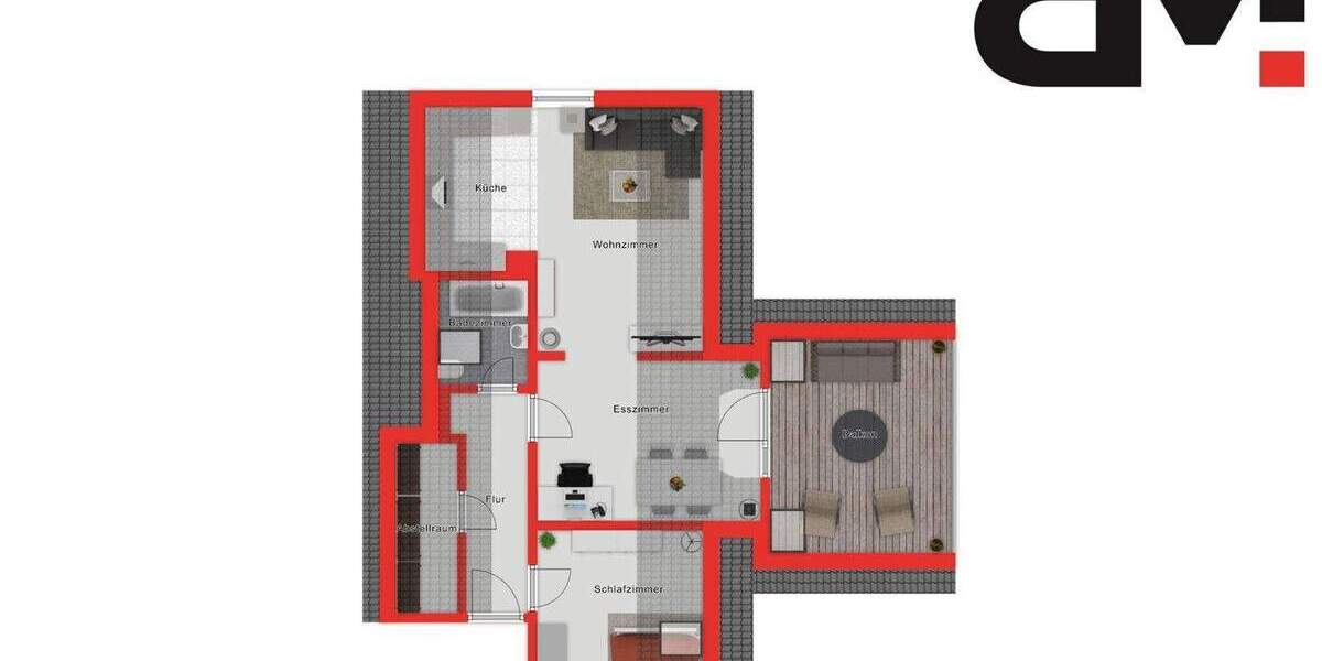 Etagenwohnung Mering - 2 Zimmer, 54 m&sup2;, 240.000&euro; | Angebot:25676220