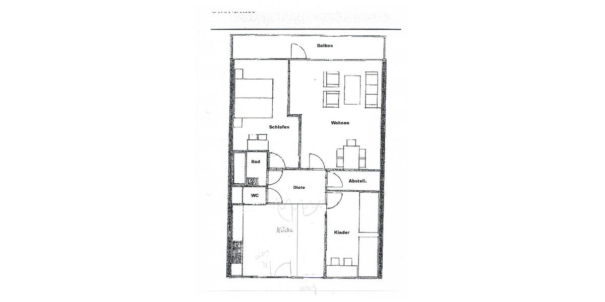 Etagenwohnung Emden - 4 Zimmer, 87 m&sup2;, 600&euro; | Angebot:26397668