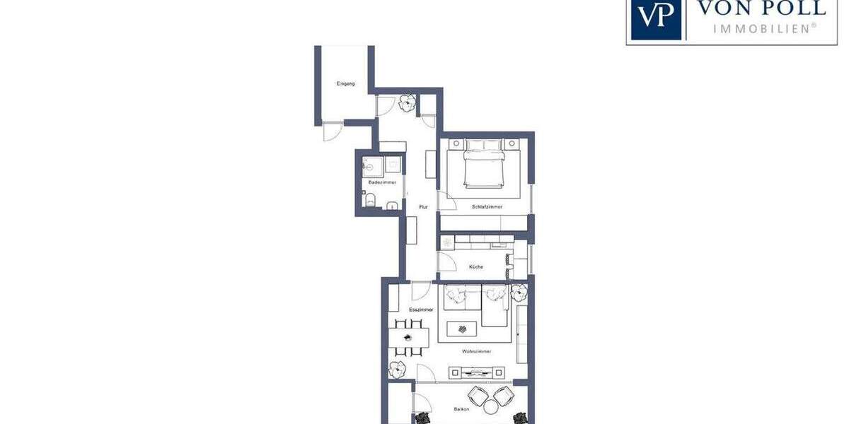 Etagenwohnung Nordhorn - 2 Zimmer, 61 m&sup2;, 129.000&euro; | Angebot:25675735