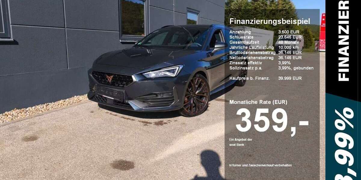 Cupra Leon 34.250 km 39.999 &euro; Riedenburg 93339