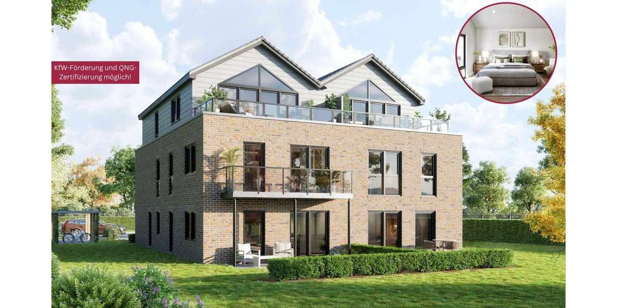 Etagenwohnung Moormerland - 3 Zimmer, 73 m&sup2;, 299.000&euro; | Angebot:26357841