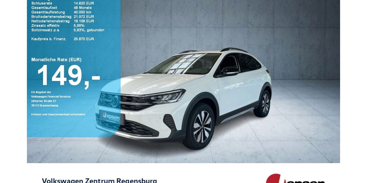 VW Taigo 9.900 km 25.870 &euro; Regensburg 93053