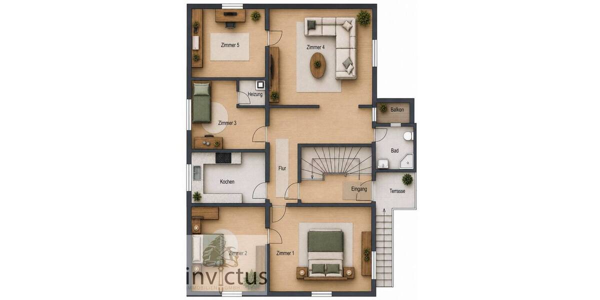 Etagenwohnung Massenbachhausen - 5 Zimmer, 108 m&sup2;, 950&euro; | Angebot:26851709