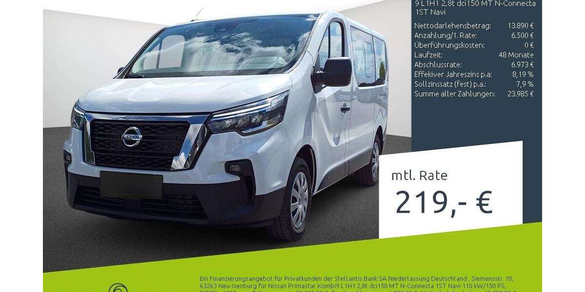 Nissan Primastar 152.876 km 19.850 &euro; Bocholt 46395