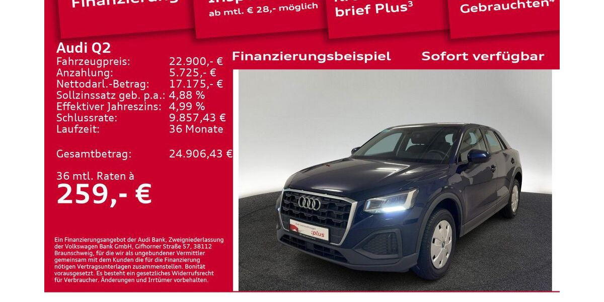 Audi Q2 69.430 km 22.900 &euro; Berlin 12489