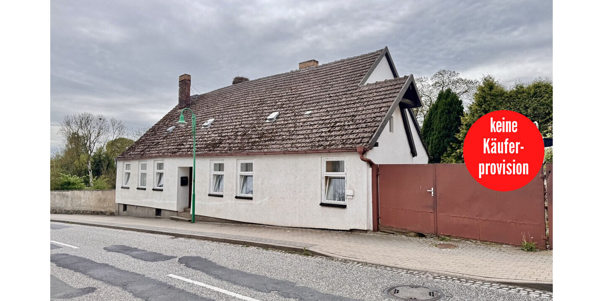 HORN IMMOBILIEN ++ Ein Haus für viele Möglichkeiten in Brüssow bei Löcknitz - Einfamilienhaus Brüssow | Angebot:26647225