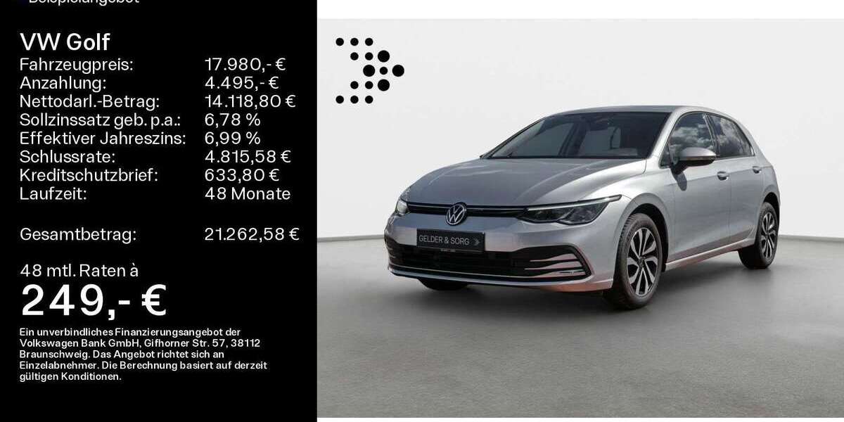 VW Golf 19.000 km 17.980 &euro; Lichtenfels 96215