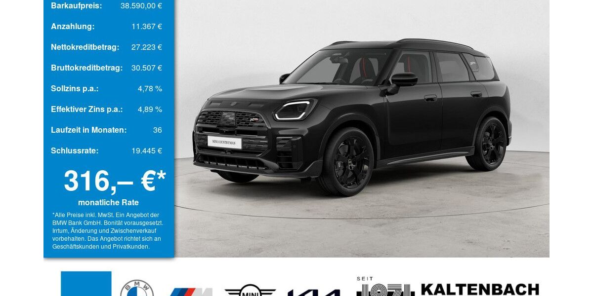 Mini John Cooper Works Countryman 46.004 km 37.890 &euro; Meinerzhagen 58540