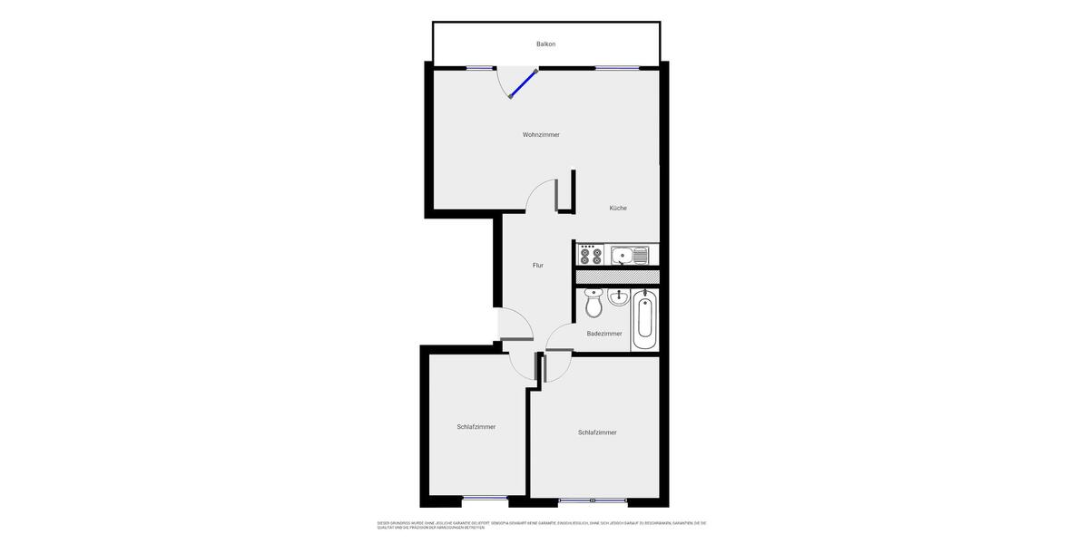 **JETZT EINZIEHEN**3-Zimmer-Wohnung EG Balkon Bad mit Wanne ab sofort 3 zimmer