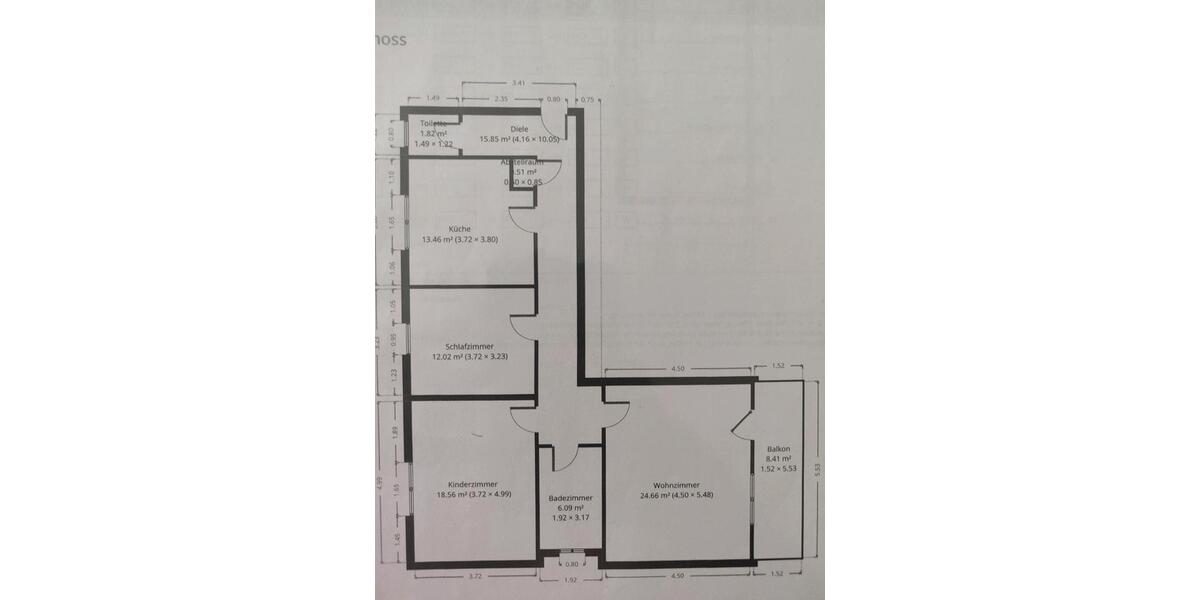 Etagenwohnung Gelnhausen - 3 Zimmer, 101 m&sup2;, 285.000&euro; | Angebot:27141749