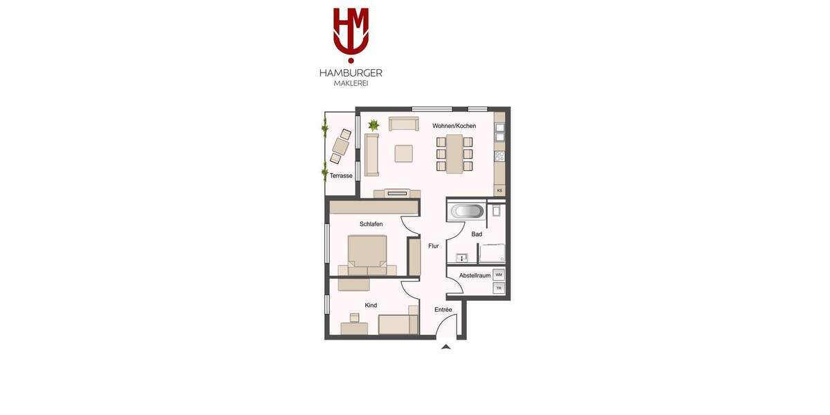 Etagenwohnung Tostedt Todtglüsingen - 3 Zimmer, 80 m&sup2;, 352.000&euro; | Angebot:24791459