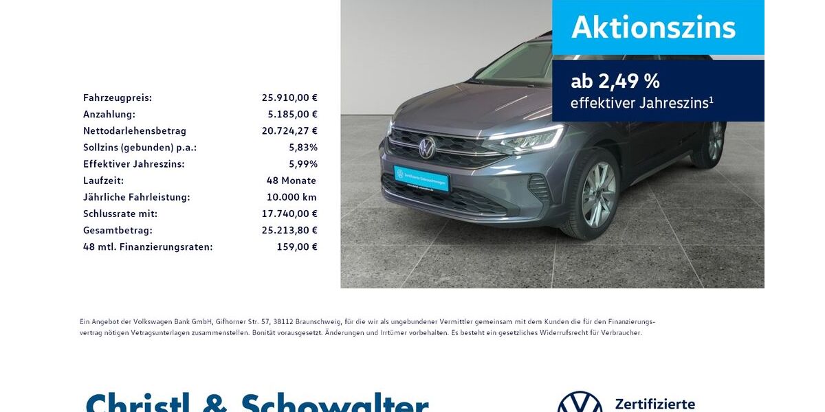 VW Taigo 6.334 km 25.512 &euro; München 81476