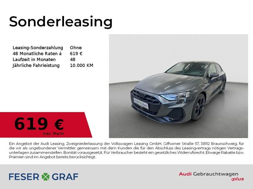 Audi A3 4.900 km 45.980 € Fürth 90763