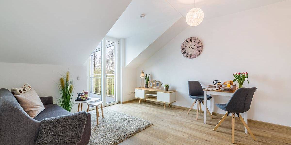 Etagenwohnung Wörth a.d. Donau Oberachdorf - 2 Zimmer, 32 m&sup2;, 197.500&euro; | Angebot:25726506