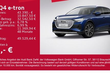 Audi Q4 e-tron 8.574 km 42.780 &euro; Gersthofen 86368