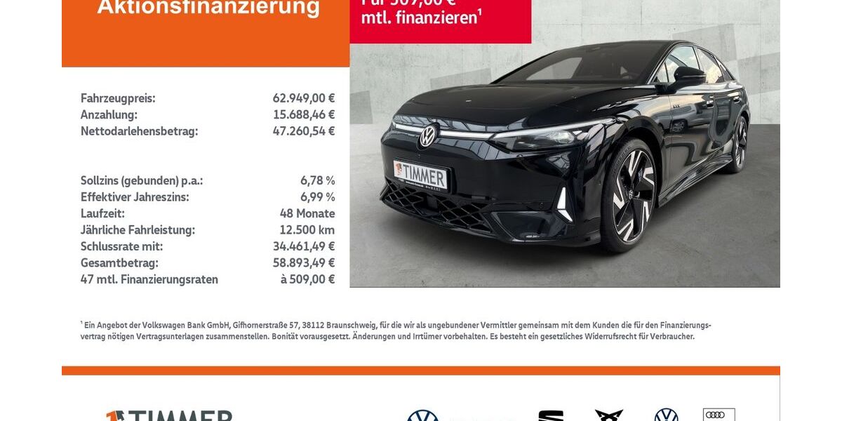 VW ID.7 12.999 km 61.890 &euro; Lingen 49808