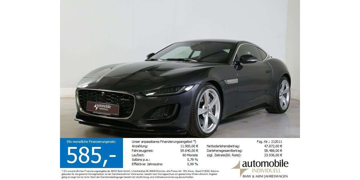 Jaguar F-Type 7.200 km 56.950 &euro; Paderborn 33100