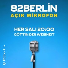 82Berlin: Acik Mikrofon | Türkisch Open-Mic 16.06.2026 Göttin der Weisheit