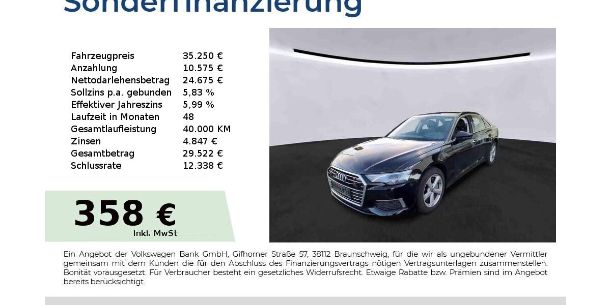 Audi A6 51.750 km 35.250 &euro; Nürnberg 90431