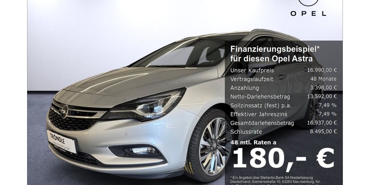 Opel Astra 71.800 km 16.990 &euro; Lörrach 79541