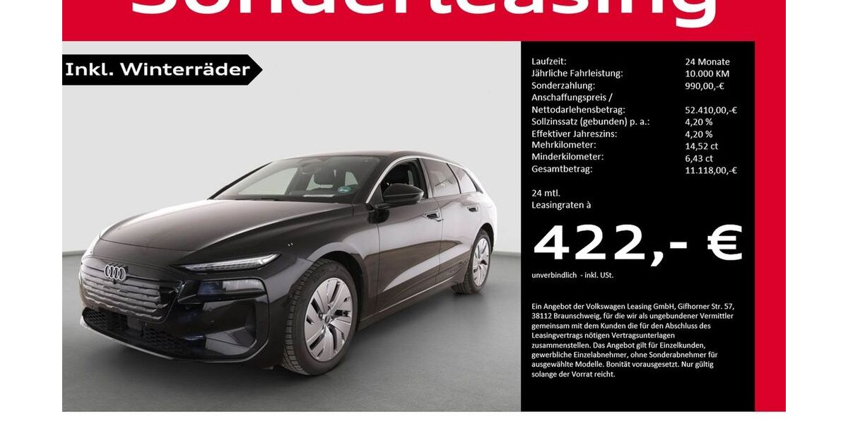 Audi A6 e-tron 7.619 km 52.410 &euro; Halle (Saale) 06110