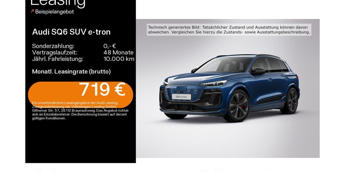 Audi SQ6 e-tron 5.900 km 82.739 &euro; Hanau 63452