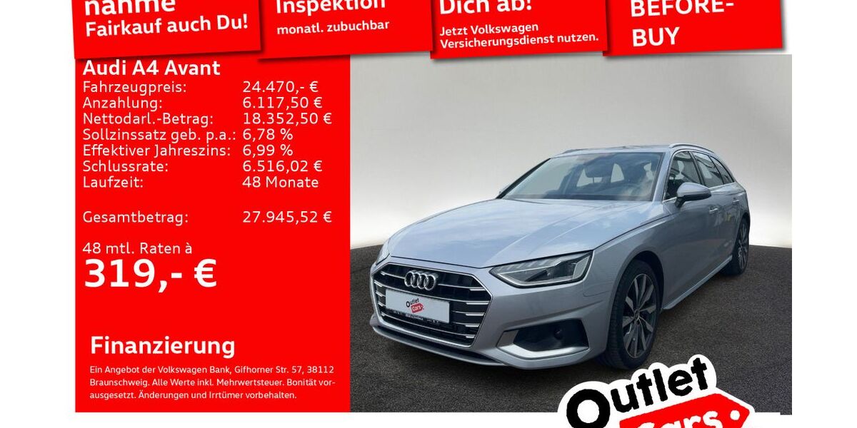Audi A4 83.363 km 24.470 &euro; Senden 89250