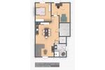 Etagenwohnung Bad Bocklet - 3 Zimmer, 90 m&sup2;, 795&euro; | Angebot:26688605