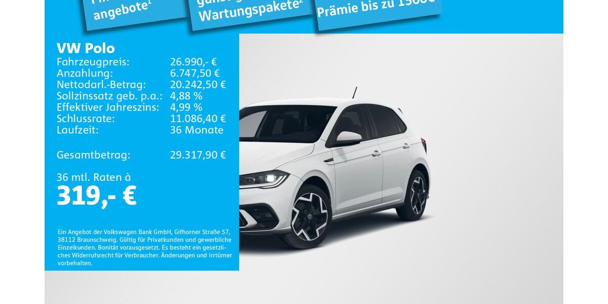 VW Polo 3.000 km 31.890 &euro; München 81669