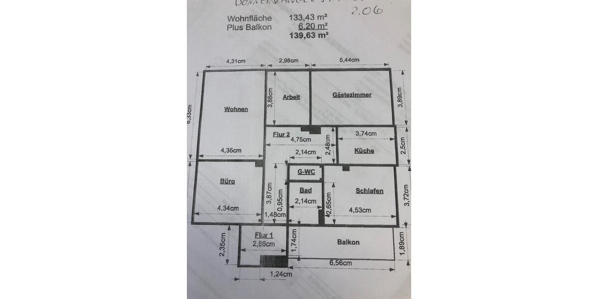 Etagenwohnung Oldenburg Bürgeresch - 4 Zimmer, 139 m&sup2;, 1.500&euro; | Angebot:26656239