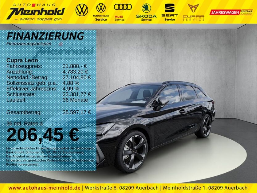 Cupra Leon 7.900 km 31.888 € Auerbach/Rebesgrün 08209