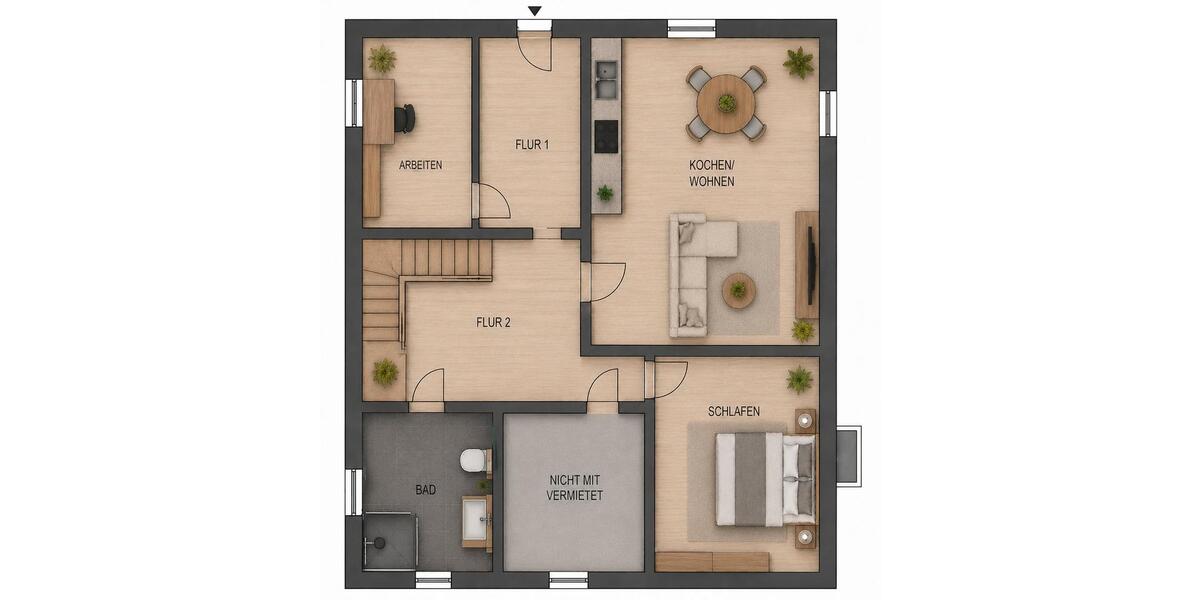 Etagenwohnung Illingen - 2.5 Zimmer, 92 m&sup2;, 720&euro; | Angebot:26677363