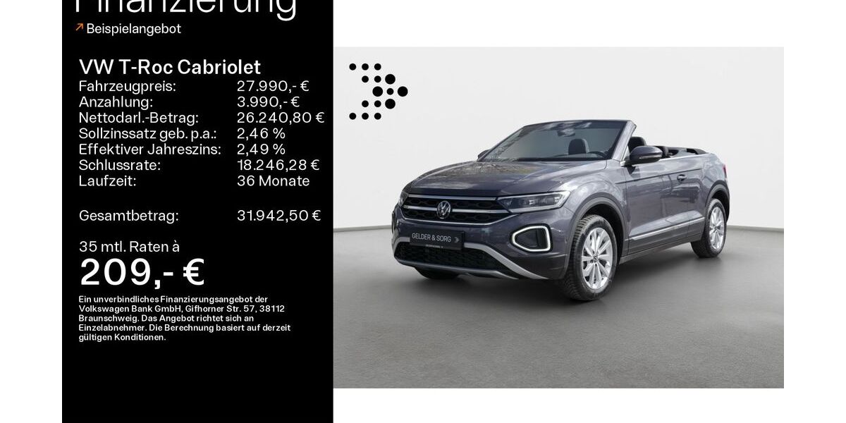 VW T-Roc 8.800 km 26.990 &euro; Schweinfurt 97424