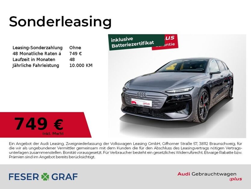 Audi A6 e-tron 7.246 km 84.990 € Magdeburg 39126