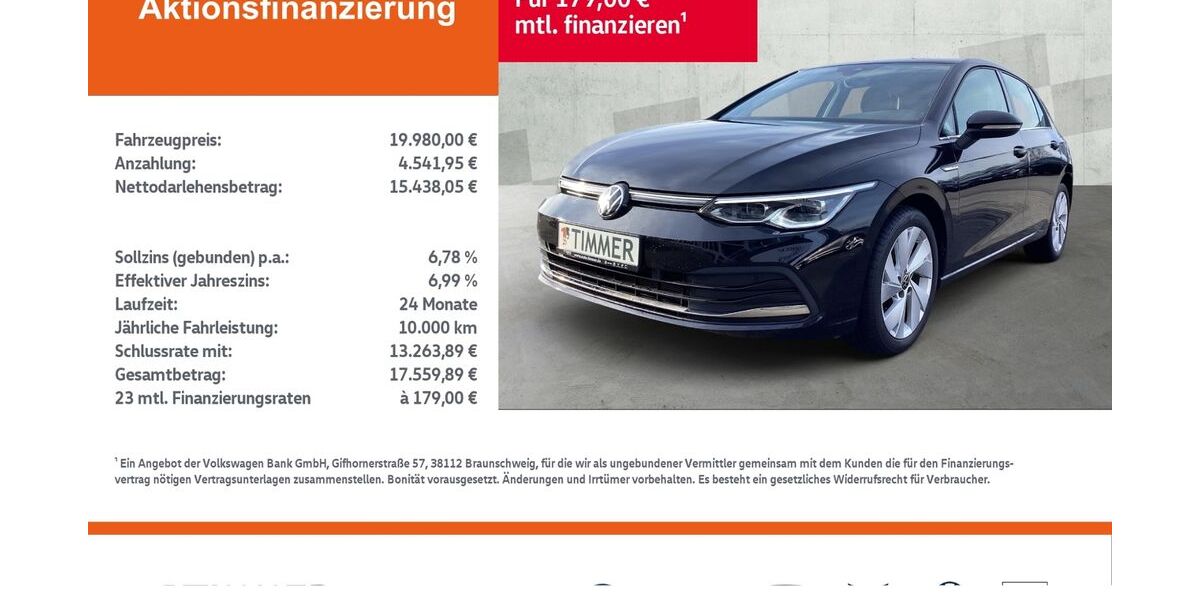 VW Golf 56.350 km 19.980 &euro; Rheine 48432