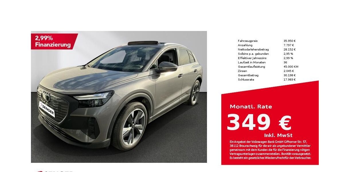 Audi Q4 e-tron 73.200 km 35.950 &euro; Lübeck 23556