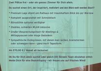 Willkommen im (vielleicht) schönsten Büro der Stadt!