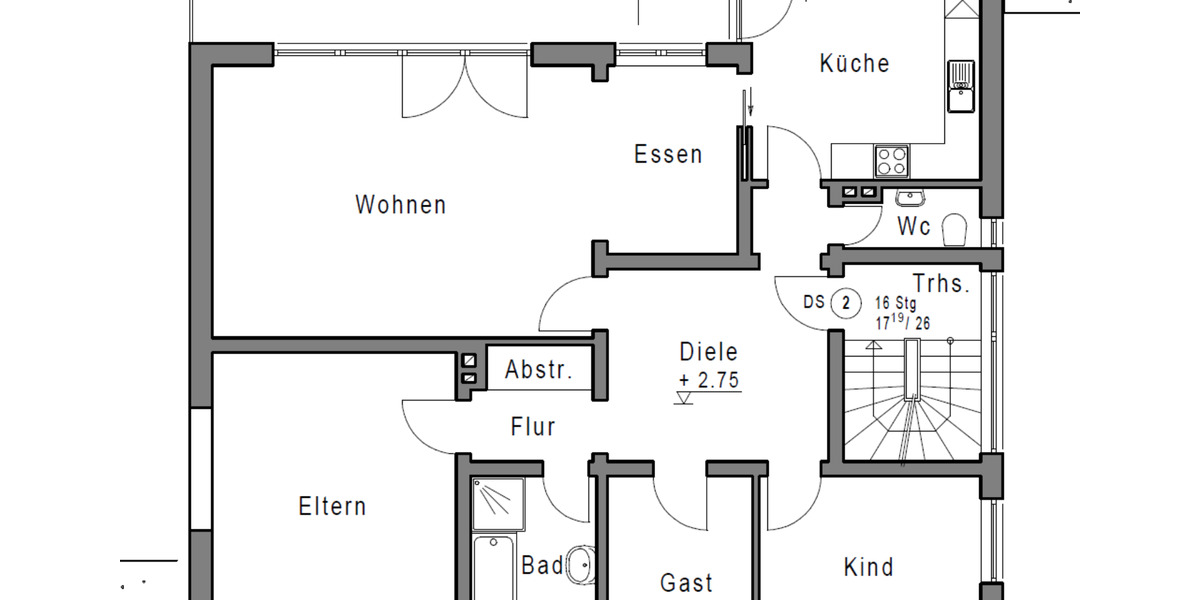 Etagenwohnung Ostbevern - 4 Zimmer, 118 m&sup2;, 1.100&euro; | Angebot:25378616
