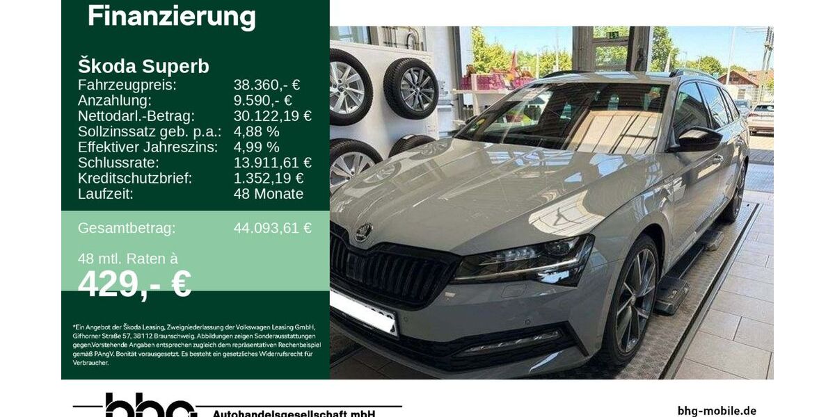 Skoda Superb 29.184 km 38.360 &euro; Lörrach 79540