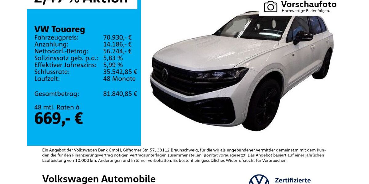 VW Touareg 27.696 km 70.930 &euro; Leipzig 04277