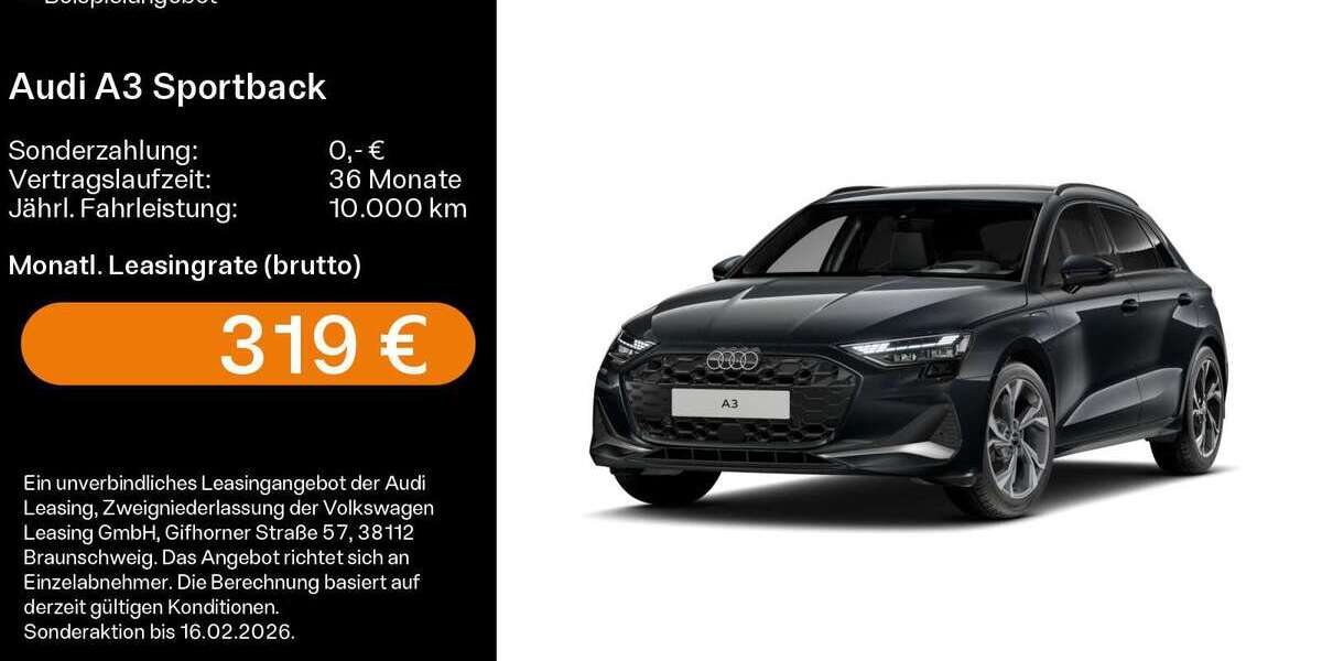 Audi A3 6.600 km 39.649 &euro; Hanau 63452