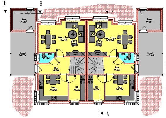 Doppelhaushälfte Spelle - 5 Zimmer, 120 m&sup2;, 327.000&euro; | Angebot:27217578