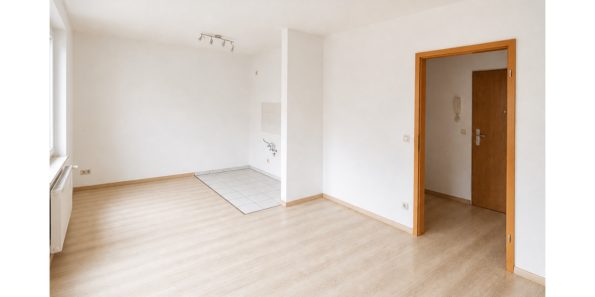 Etagenwohnung Cottbus Ströbitz - 1 Zimmer, 28 m&sup2;, 300&euro; | Angebot:25901128