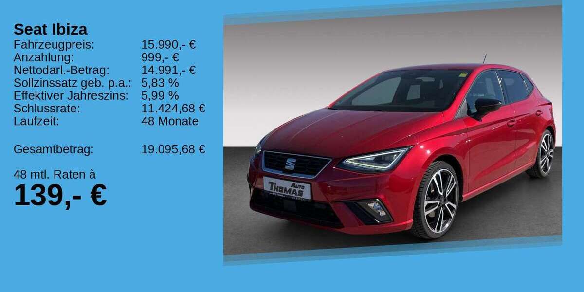Seat Ibiza 79.330 km 15.990 &euro; Bonn 53227