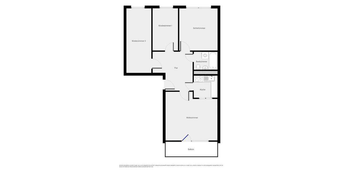 Etagenwohnung Prenzlau - 4 Zimmer, 75 m&sup2;, 418&euro; | Angebot:26300353