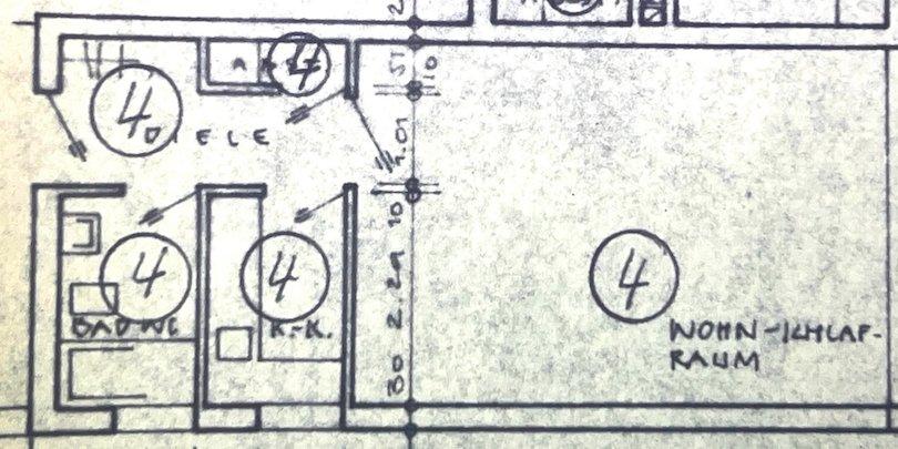 Etagenwohnung Neukirchen-Vluyn Vluyn - 1 Zimmer, 34 m&sup2;, 75.000&euro; | Angebot:27147991