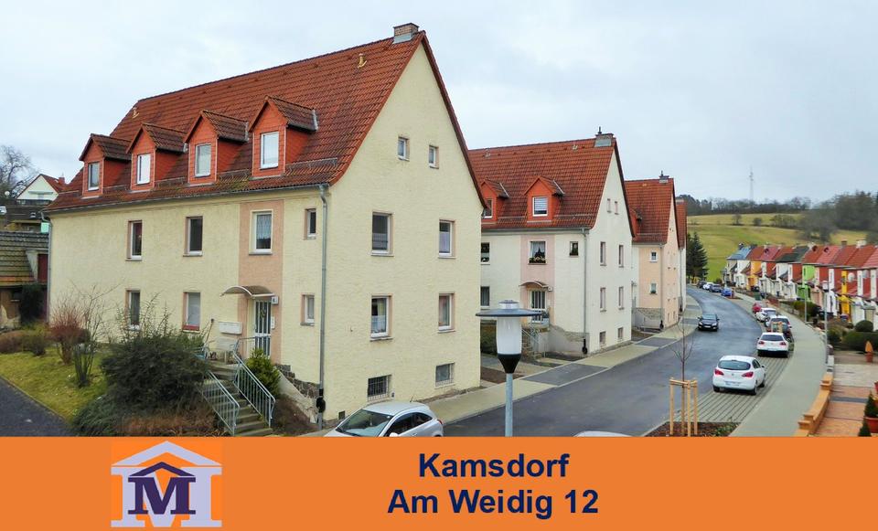 Erdgeschoßwohnung Unterwellenborn - 2 Zimmer, 43 m&sup2;, 276&euro; | Angebot:25342158