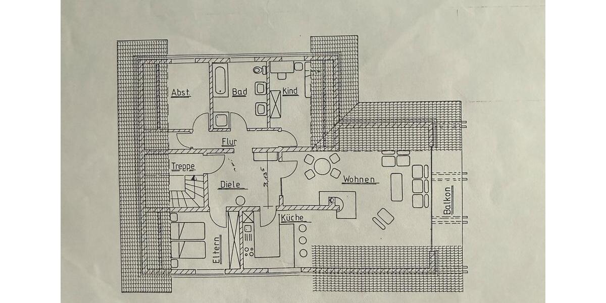 Dachgeschoßwohnung Bad Driburg - 4 Zimmer, 105 m&sup2;, 700&euro; | Angebot:26424603