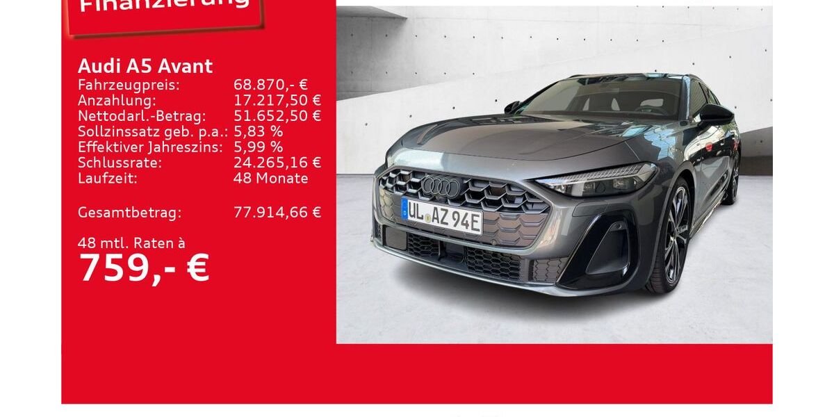 Audi A5 13.000 km 67.870 € Ulm 89073