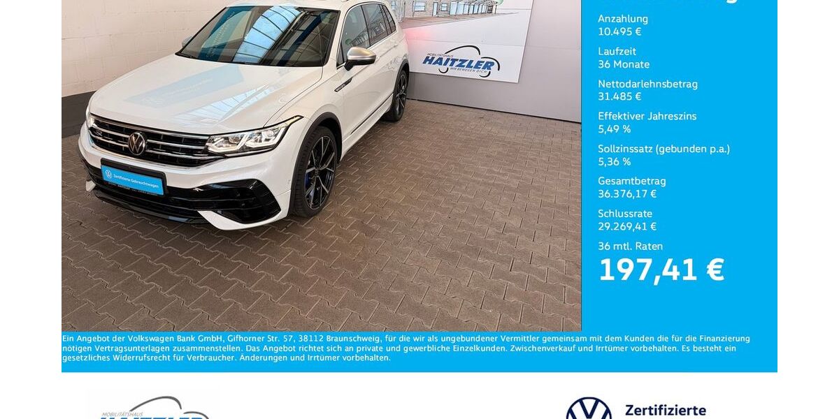 VW Tiguan 68.000 km 41.980 &euro; Gernsbach 76593